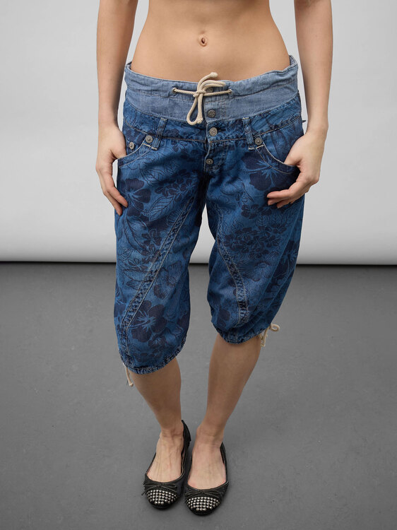 Michiko Koshino Denim Capris 