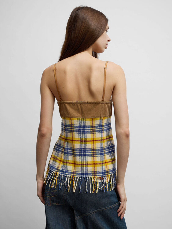 Nolita Plaid Bustier 