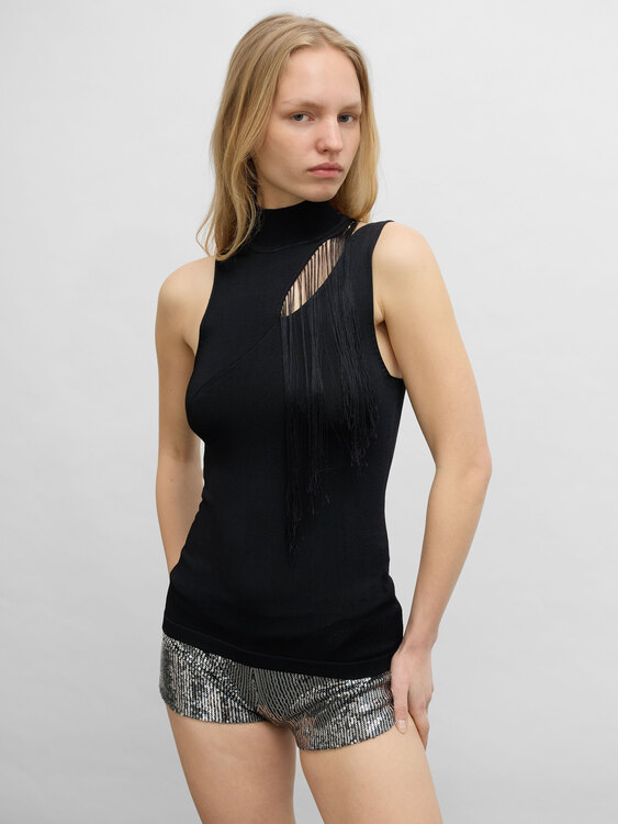 Plein Sud Fringed Top 