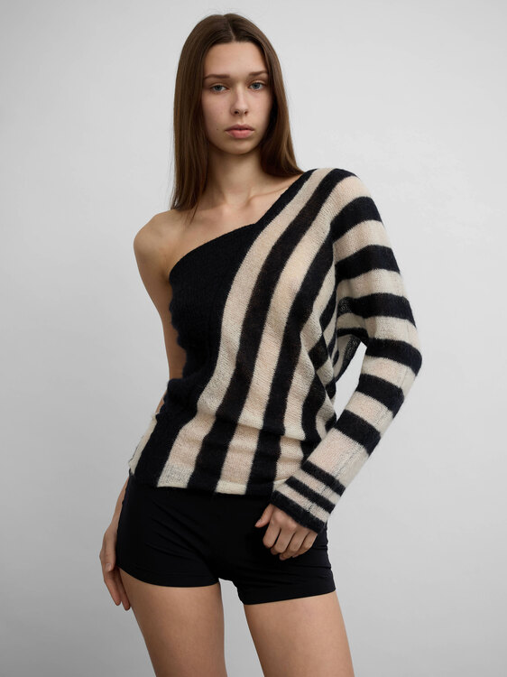 Stefanel One Shoulder Jumper 