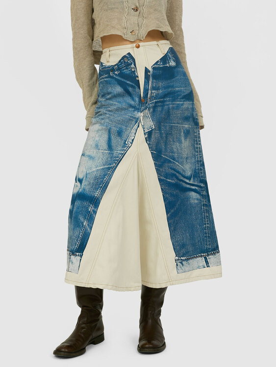 Gaultier Trompe L’œil Skirt 