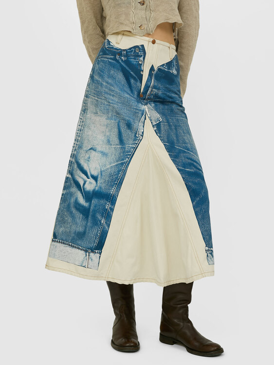 Gaultier Trompe L’œil Skirt 