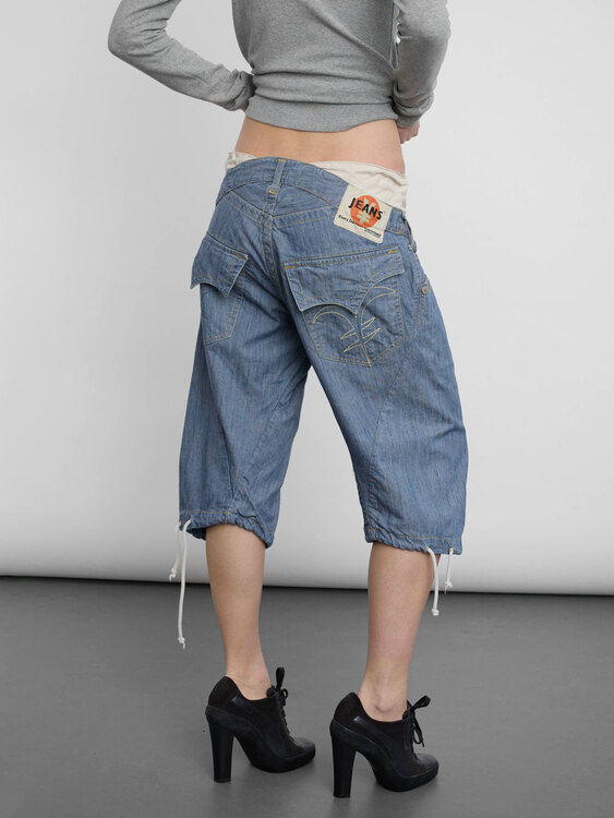 Michiko Koshino Denim Capris 