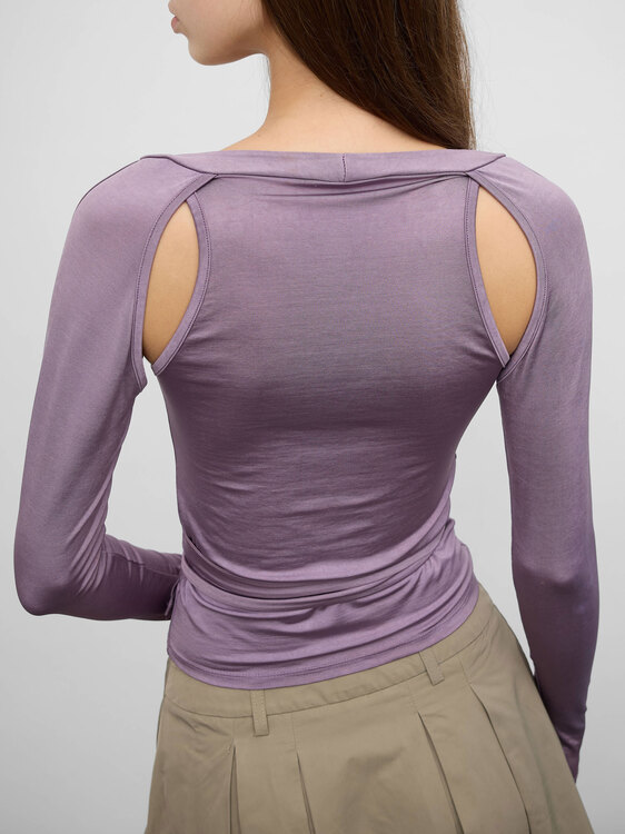 Martine Sitbon Lavender Cardigan 