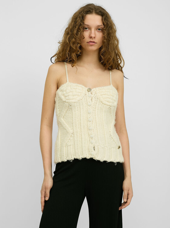 Miss Sixty Cable Knit Bustier 
