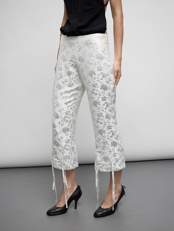 A.F. Vandevorst Brocade Capri Trousers 