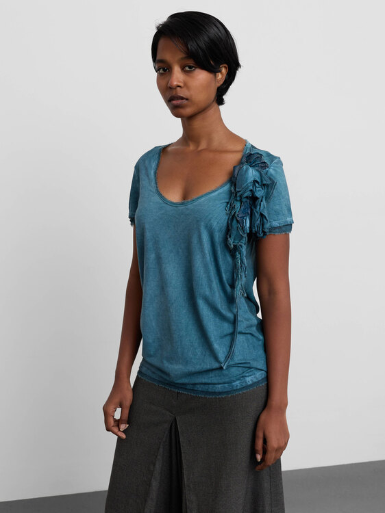 Patrizia Pepe Washed Effect Top 