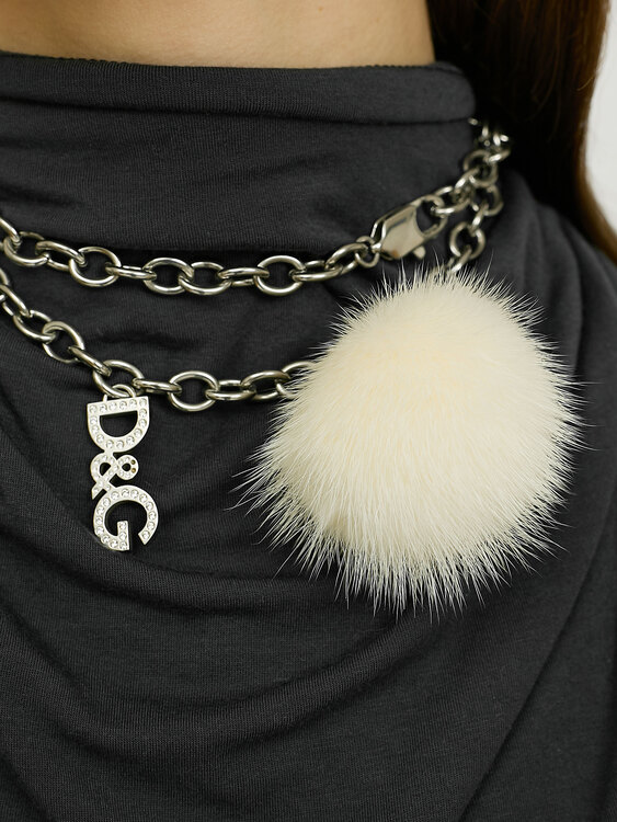 Dolce & Gabbana Pom-Pom Necklace 