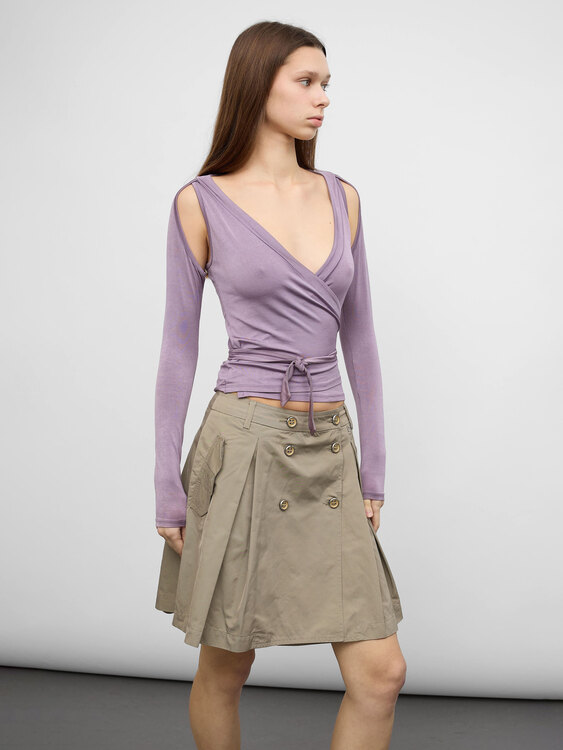 Martine Sitbon Lavender Cardigan 