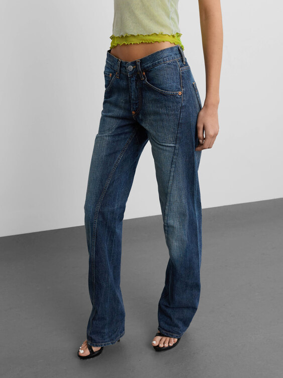 Michiko Koshino Twisted Leg Jeans 