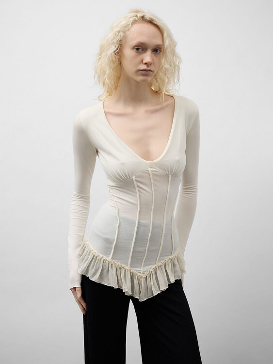 Fornarina Cream Blouse 