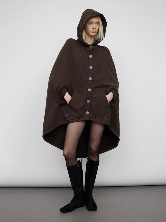 Michiko Koshino Hooded Poncho 