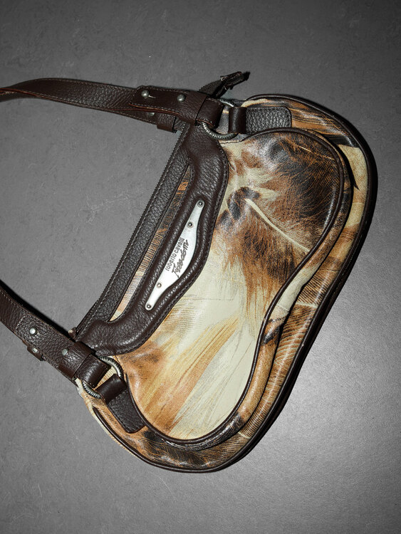 Cavalli Leather Mini Bag 