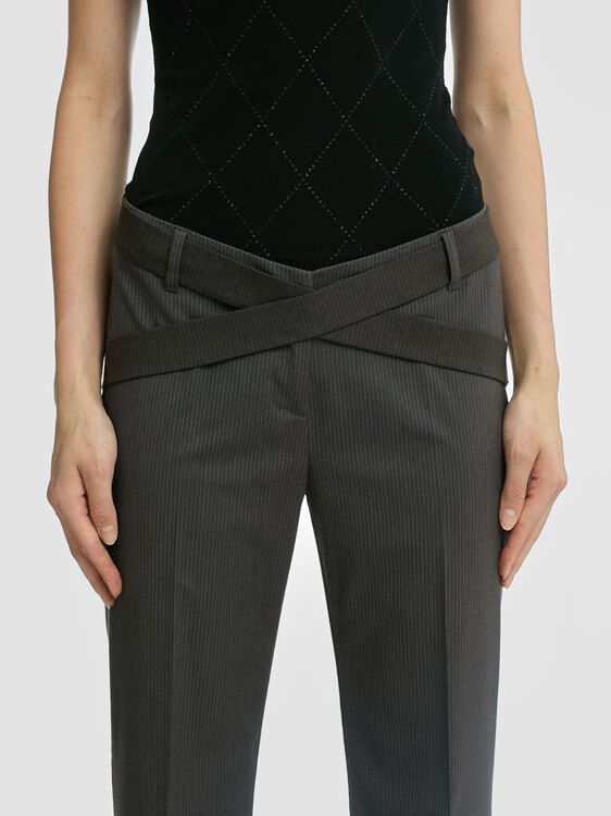 Cop Copine Pinstripe Trousers 