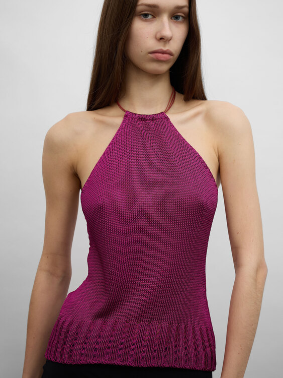 Gazebo Knitted Halter Top 