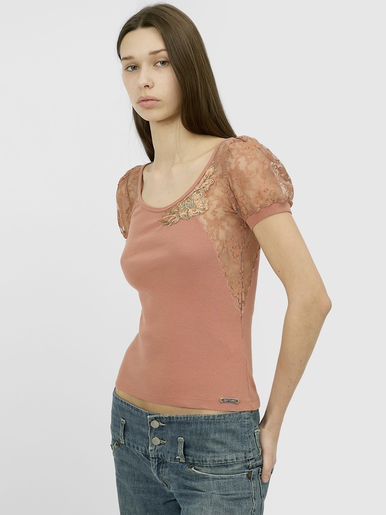 Galliano Rib Cotton Top 