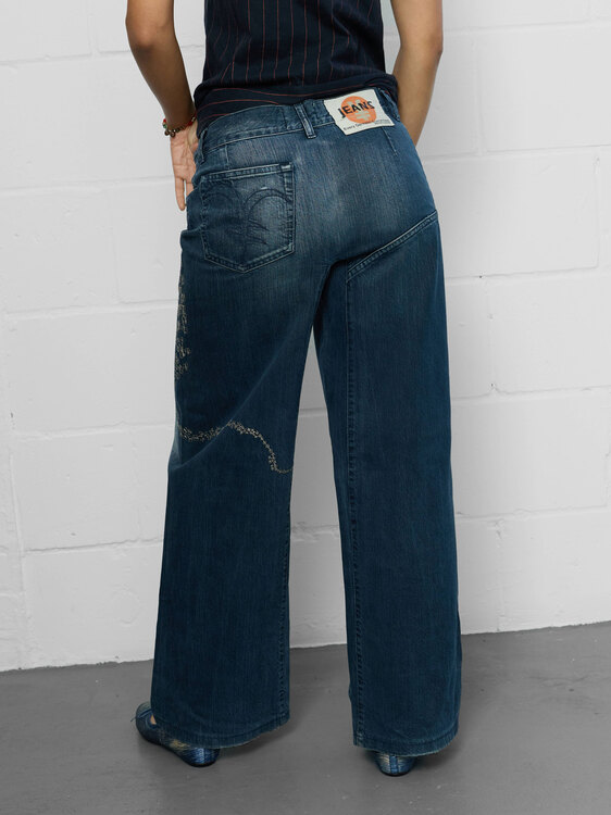 Michiko Koshino Embroidered Jeans 