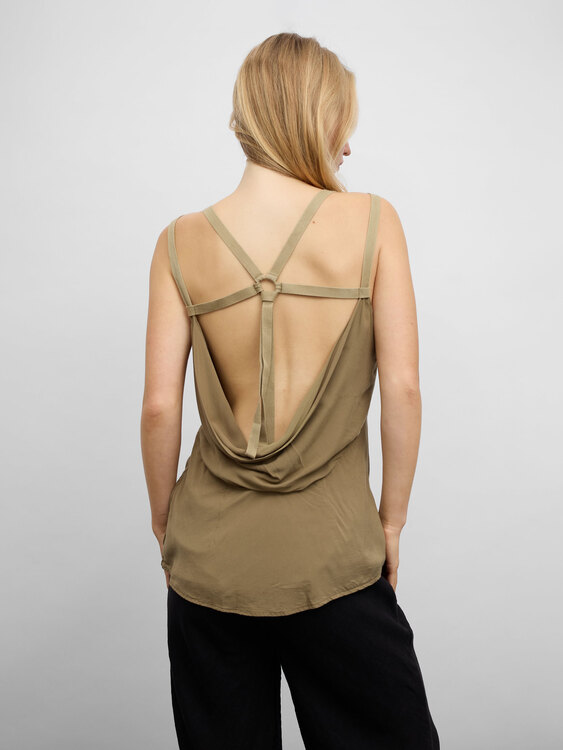 Diesel Khaki Halter Top 