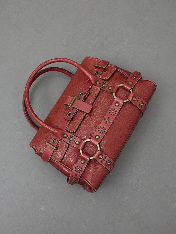Luella Red Leather Handbag 