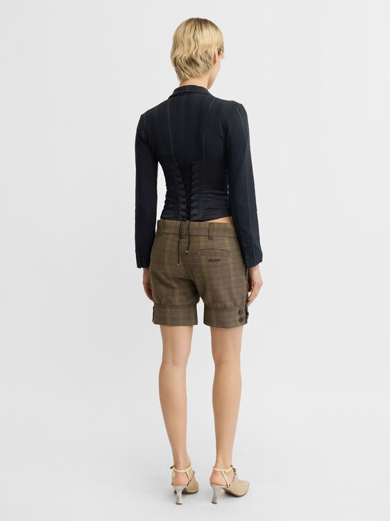 Black Deconstructed Blazer 