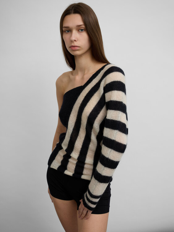 Stefanel One Shoulder Jumper 