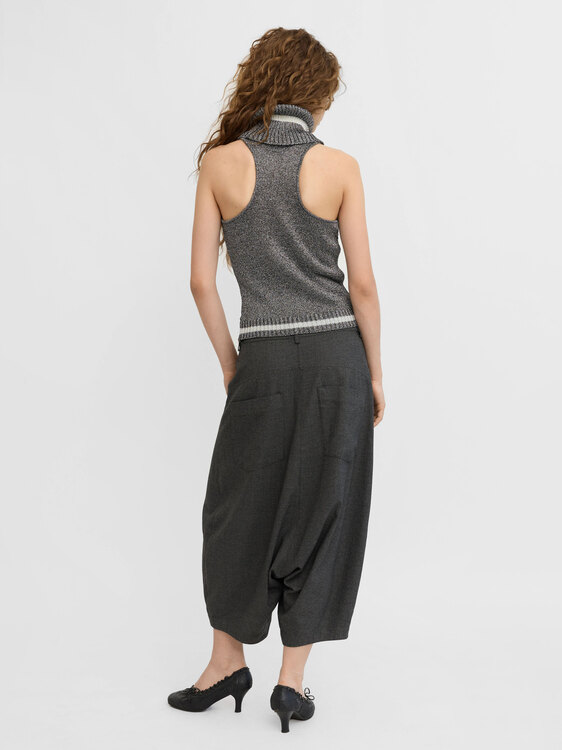 Cop Copine Fold Details Trousers 