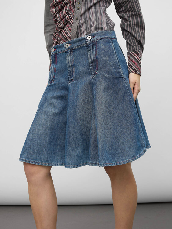 Michiko Koshino Deconstructed Skirt 