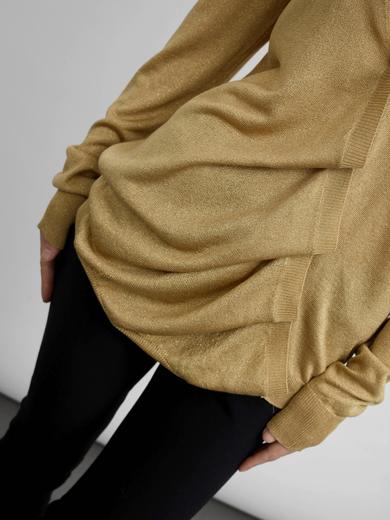 Alexander McQueen Lurex Cardigan 