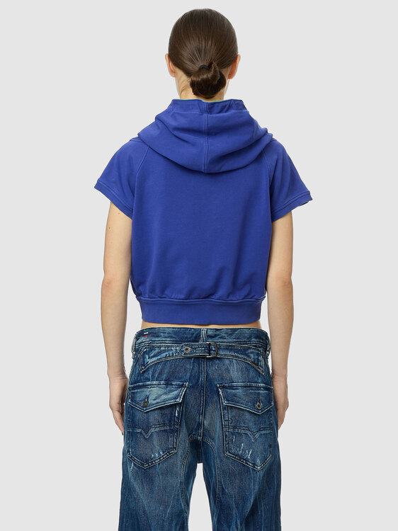 Stefanel Cropped Hoodie 