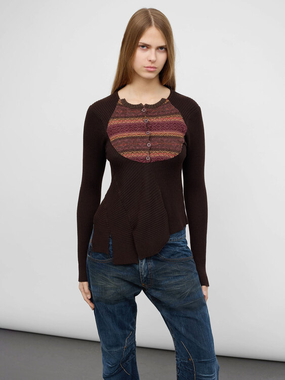 Girbaud Patchwork Jumper 