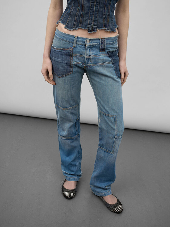 Michiko Koshino Patchwork Jeans 