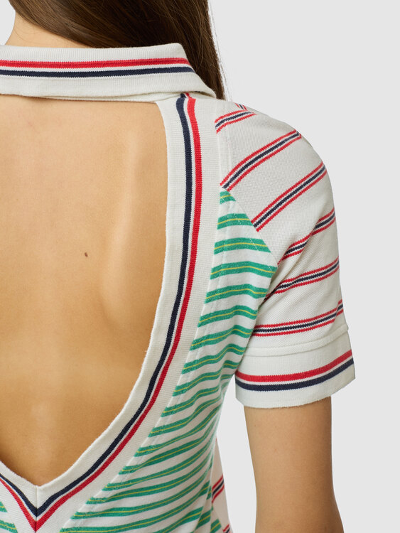 Miss Sixty Backless Polo Shirt 