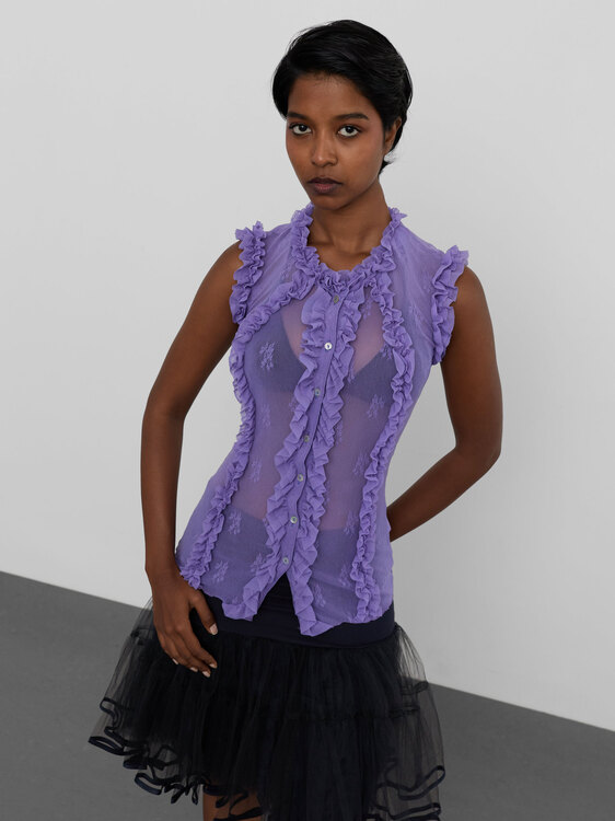 Nolita Mesh Lace Cardigan 