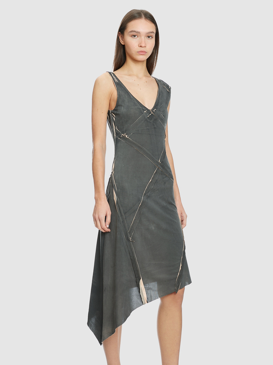 Deconstructed Midi Dress 