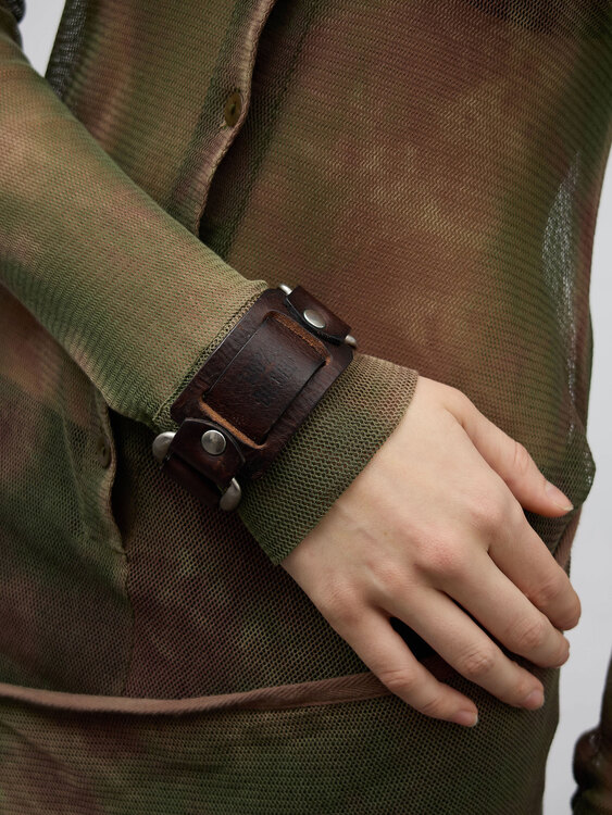 Diesel Leather Bracelet 