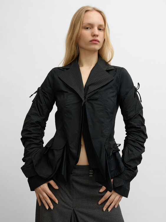 Blazer Style Shell Jacket 