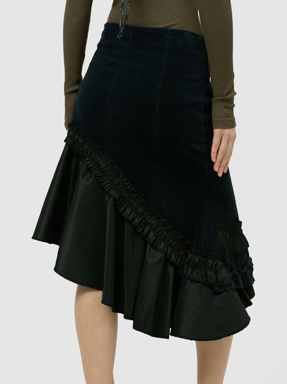 Asymmetrical Midi Skirt 