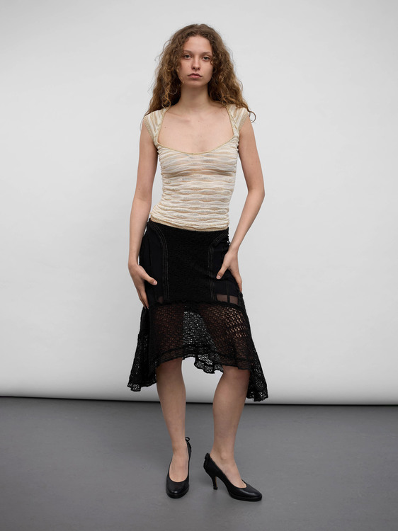 Miss Sixty Open Knit Top 