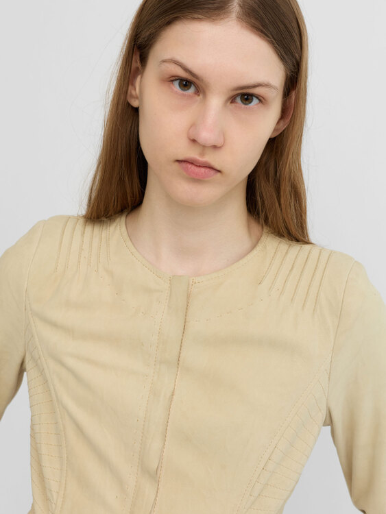 Michiko Koshino Suede Jacket 