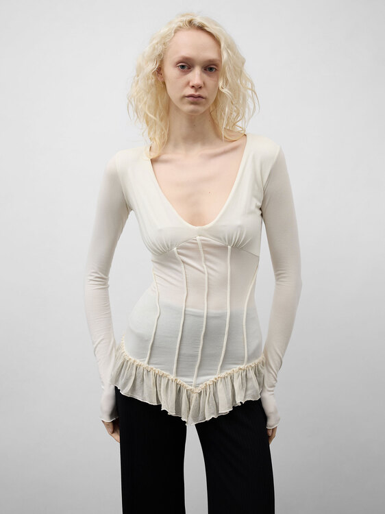 Fornarina Cream Blouse 