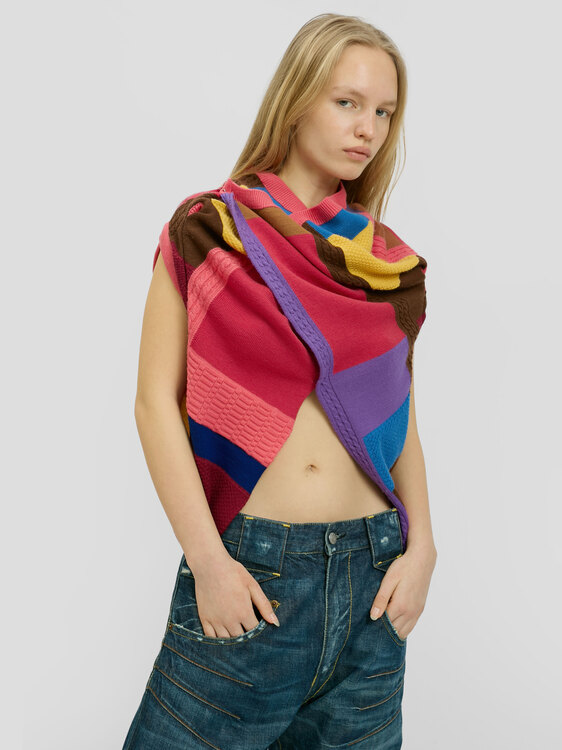 Comme des Garçons Patchwork Shrug 