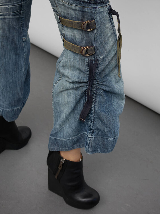 Girbaud Denim Cargo Trousers 