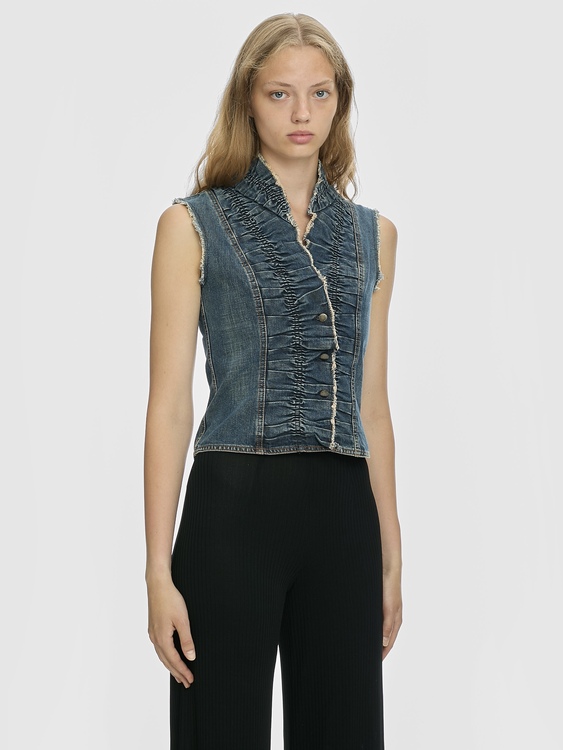 Plein Sud Denim Top 