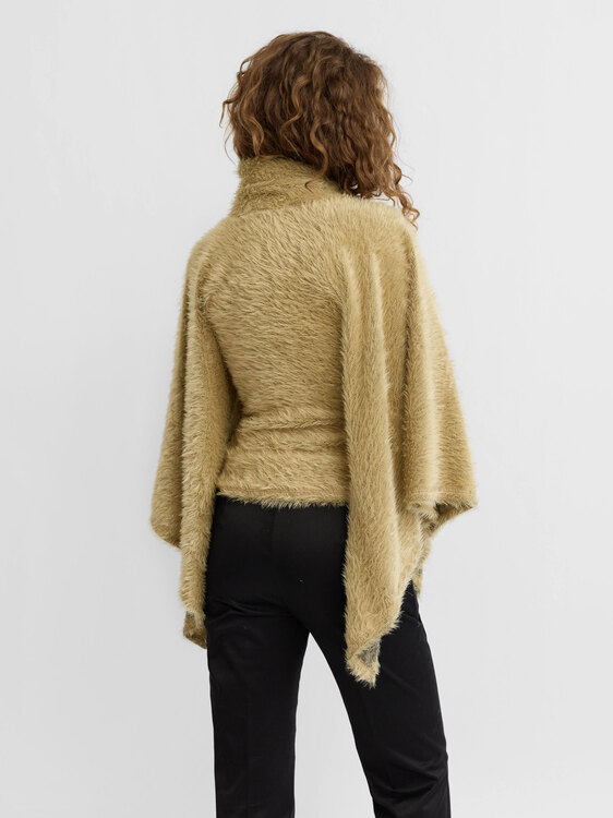 Plein Sud Flared Sleeves Fuzzy Jumper 