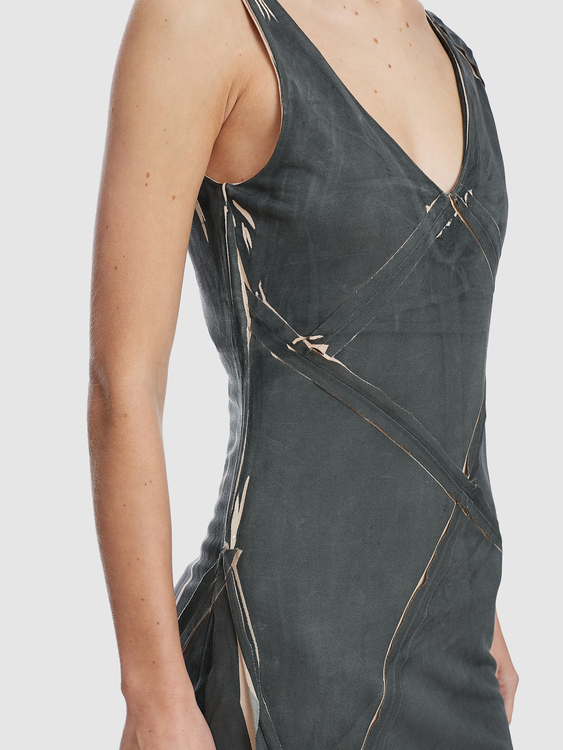 Deconstructed Midi Dress 