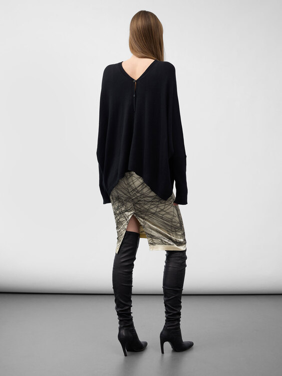 E-Play Stretchy Satin Midi Skirt 