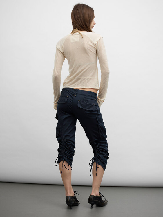 Girbaud Gathered Cardigan 