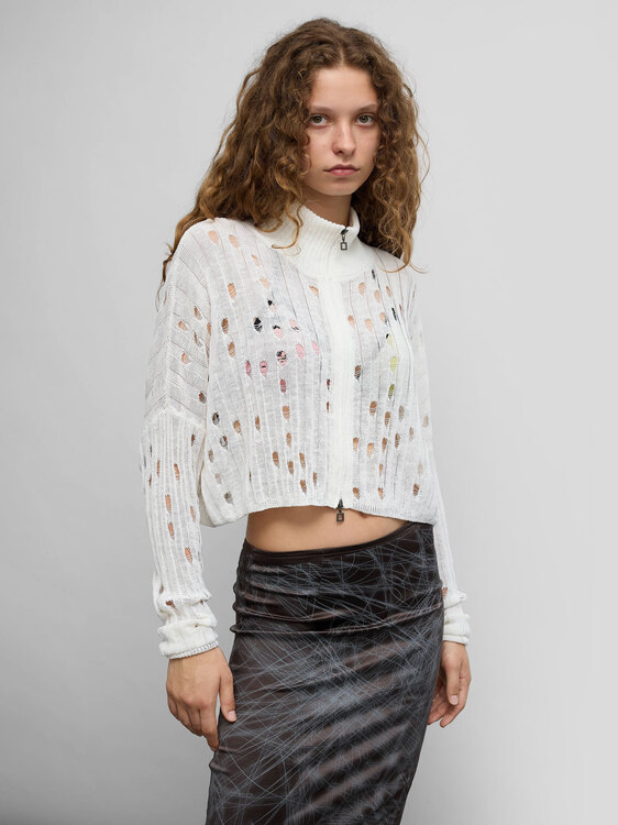 Sarah Pacini Knitted Cardigan 