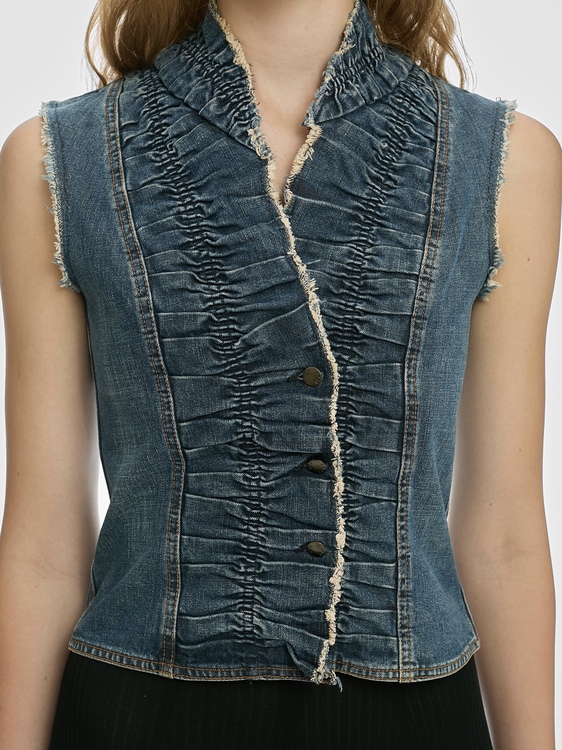 Plein Sud Denim Top 