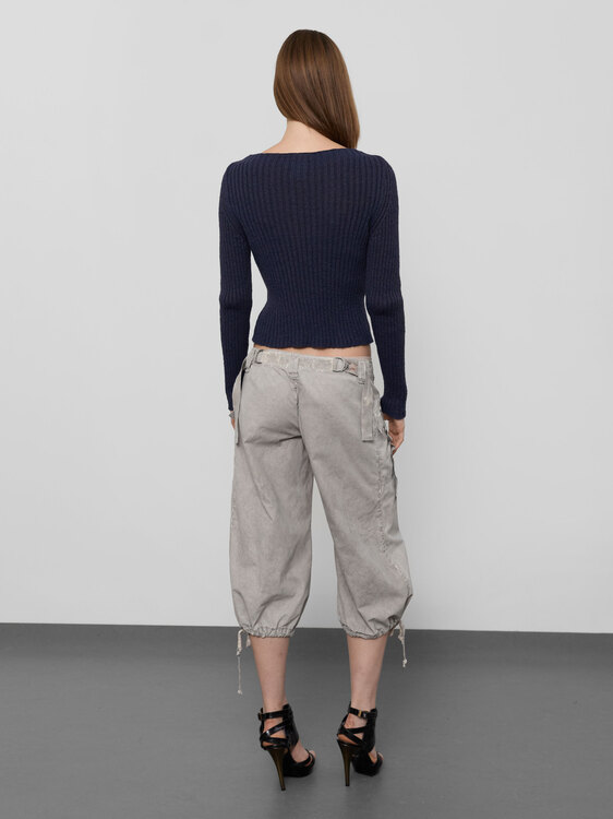 Sarah Pacini Ribbed-Knit Jumper 